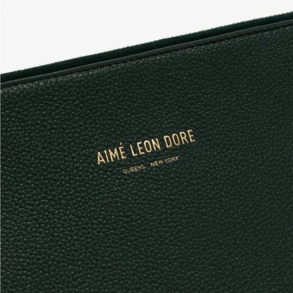 ALD Small Leather Pouch Botanical Green - Picture 2 of 9